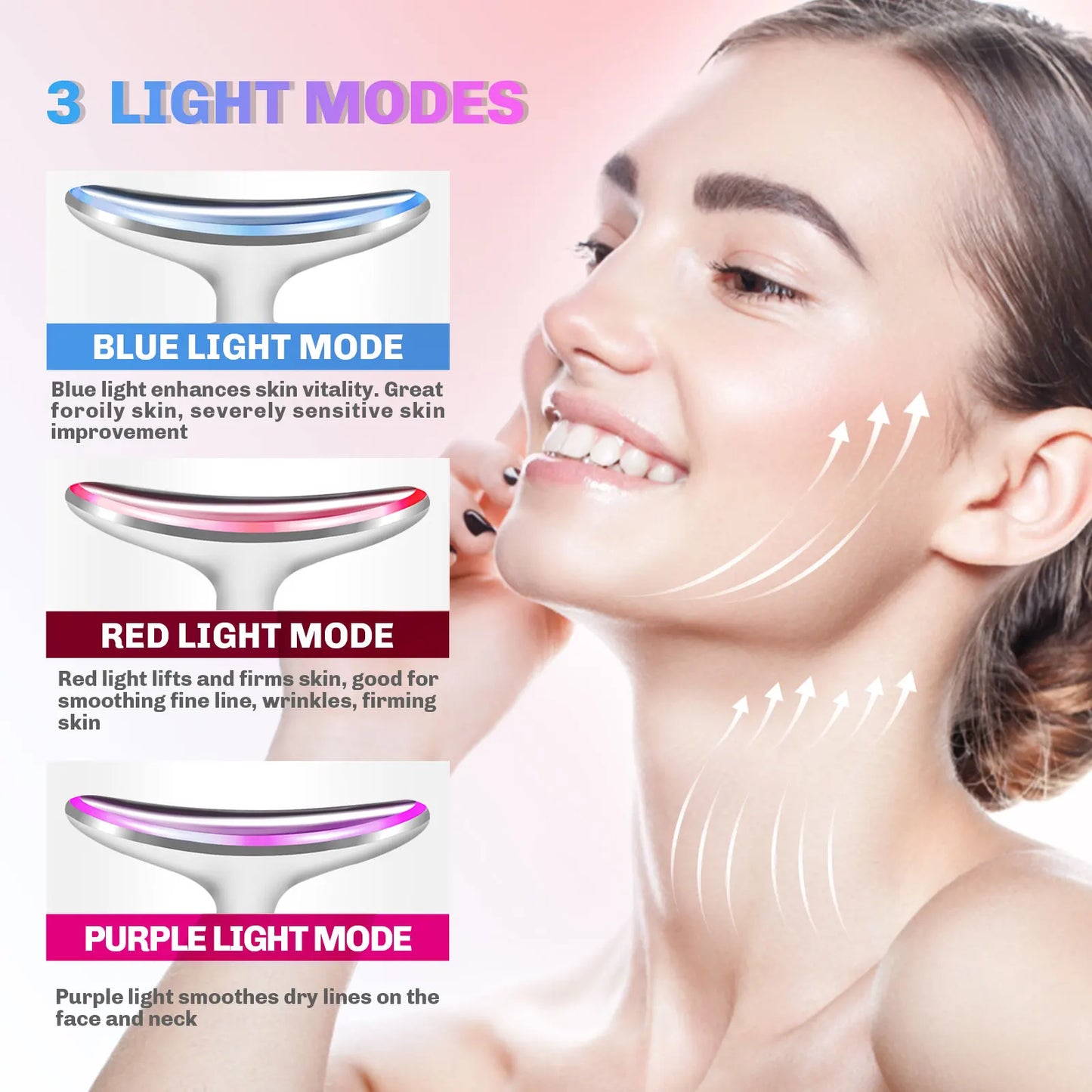 Neck Face Beauty Device EMS Neck  Double Chin Remover