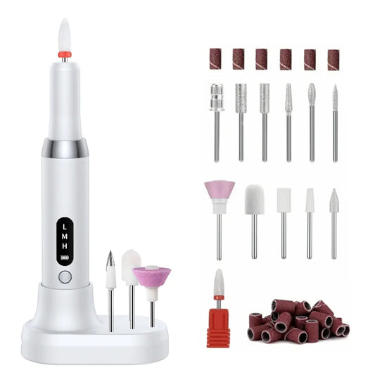 Electric Nail Polisher Drill Bits Manicure Machine