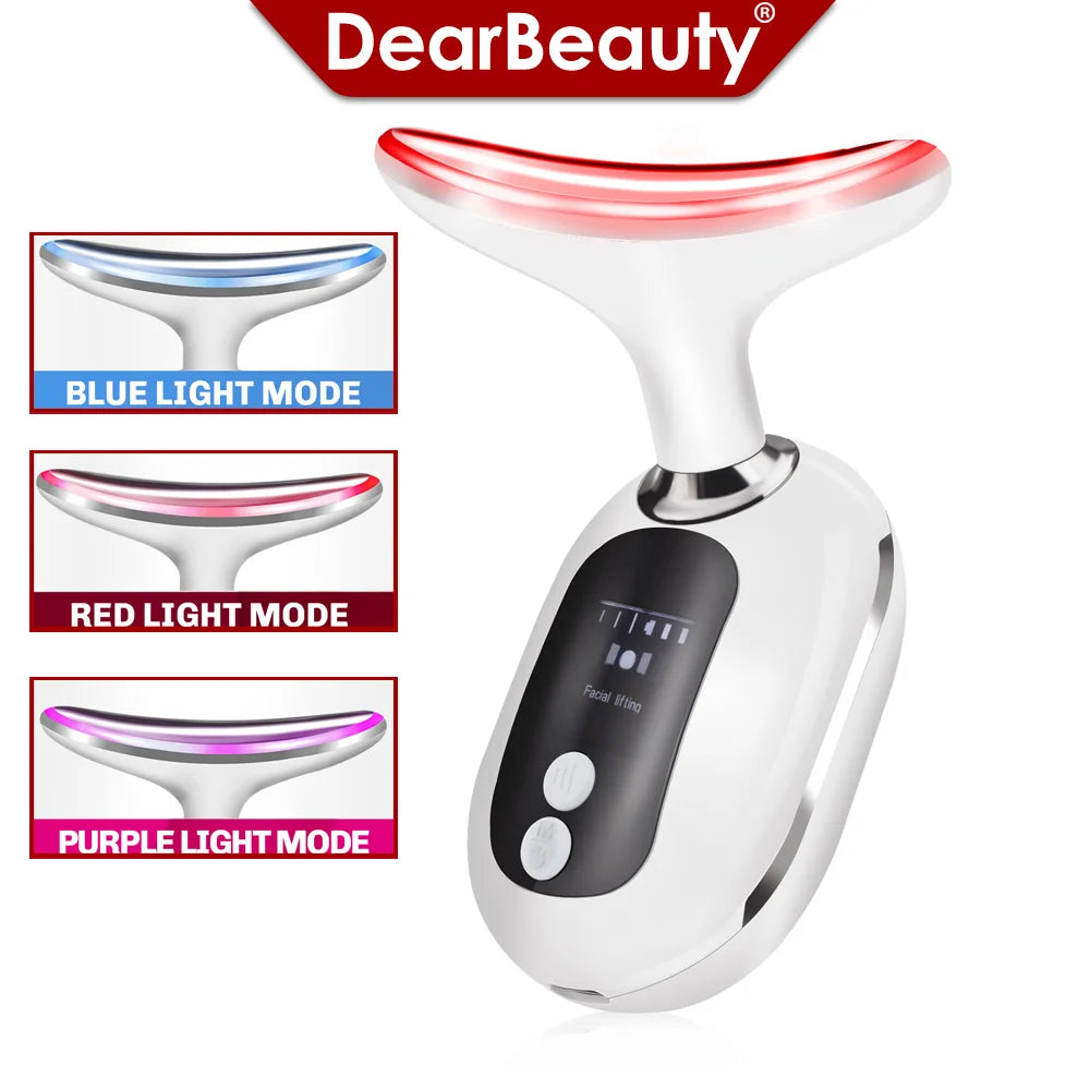 Neck Face Beauty Device EMS Neck  Double Chin Remover